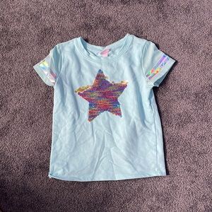 Cool star changeable colors flip star shirt